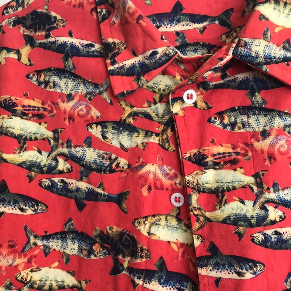 Light jacket fish pattern - Picture 2 of 4